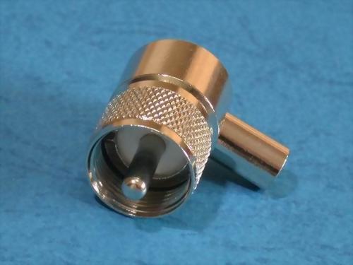 RT. ANGLE UHF MALE TWIST ON