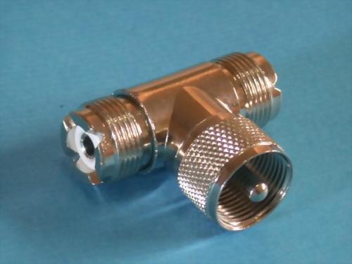 UHF MALE TO DOUBLE FEMALE