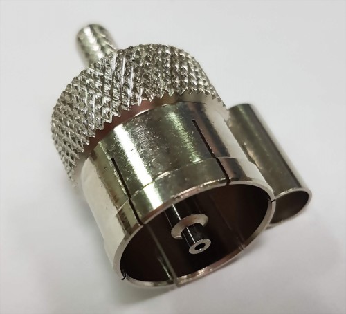 UHF Quick Male Crimp Type, 58U UHF Quick Male Crimp Type, 58U