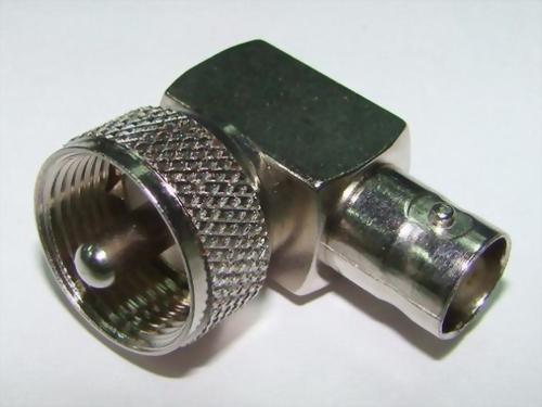 Right Angle UHF Male To BNC Female Right Angle UHF Male To BNC Female