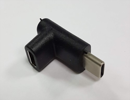 USB C Male to USB C Female Adaptor, 90 Degree