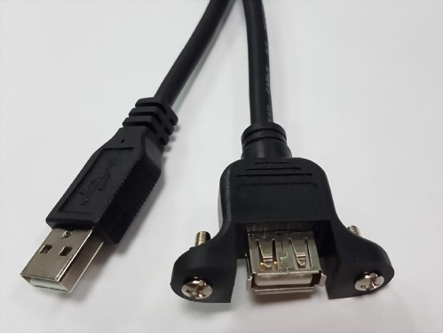 USB A Male - USB A Female, Chassis, V2.0