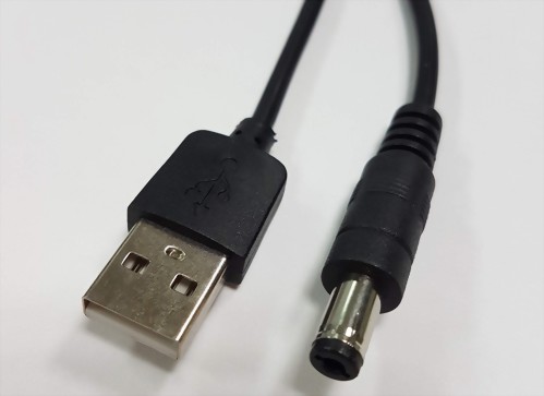 USB2.0 A Male-2.1*5.5mm DC Plug