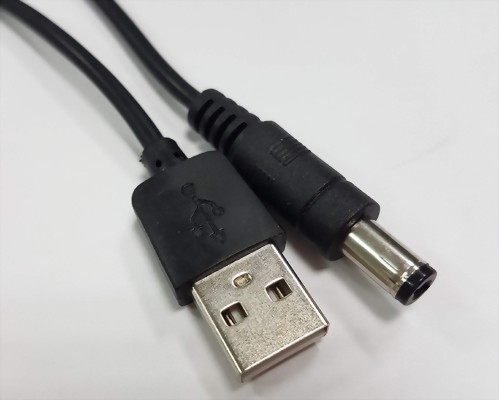 USB2.0 A Male-2.5*5.5mm DC Plug