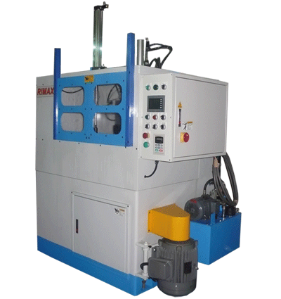 OUTSIDE-IN CLAMPING VERTICAL DUAL SIDES EDGE TURNING MACHINE