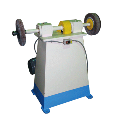 MANUAL TWIN-HEADS SAND CLOTH POLISHING MACHINE