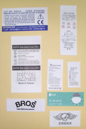 Polyester printing label