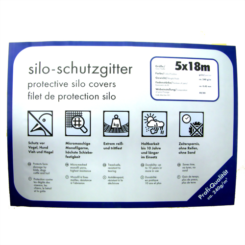 Polyester printing label