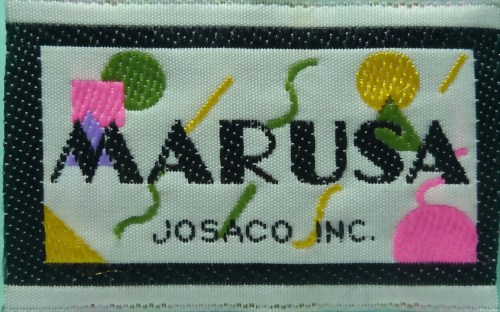 Jacket woven label