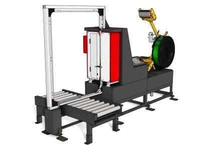 TP-733 VTS - Fully Automatic Vertical Strapping machine - GAP-CO