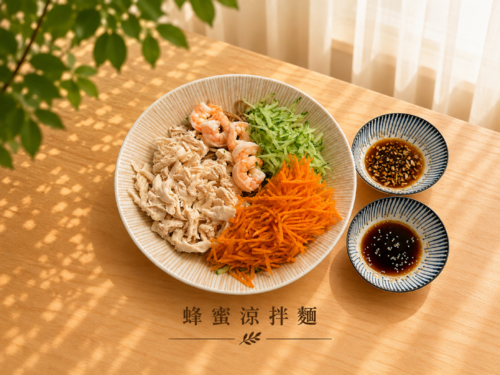 蜂蜜涼拌麵