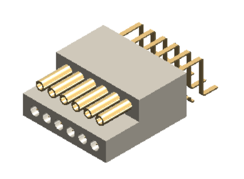 A79623 12POS Nano 母插座 公引腳 連接器排針座