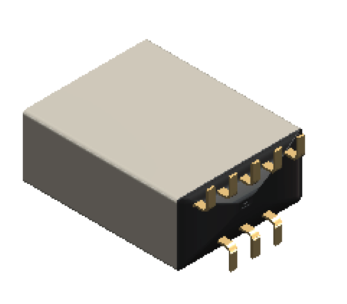 AV70010 8Pin Nano 公引腳 接頭 連接器排針座