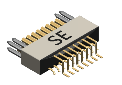 B79016 18位置 Nano 插孔 母座 連接器排針座