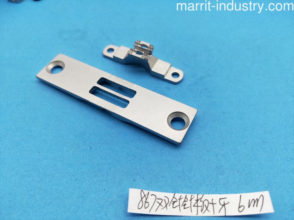 867Double Needle Plate+Feed dog 6mm