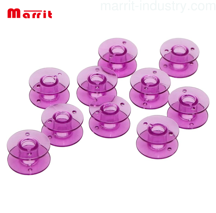 2518P-PURPLE  PLASTIC BOOBIN FOR Brother, Singer, Janome HOUSEHOLD SEWING MACHINE ACCESSORIES
