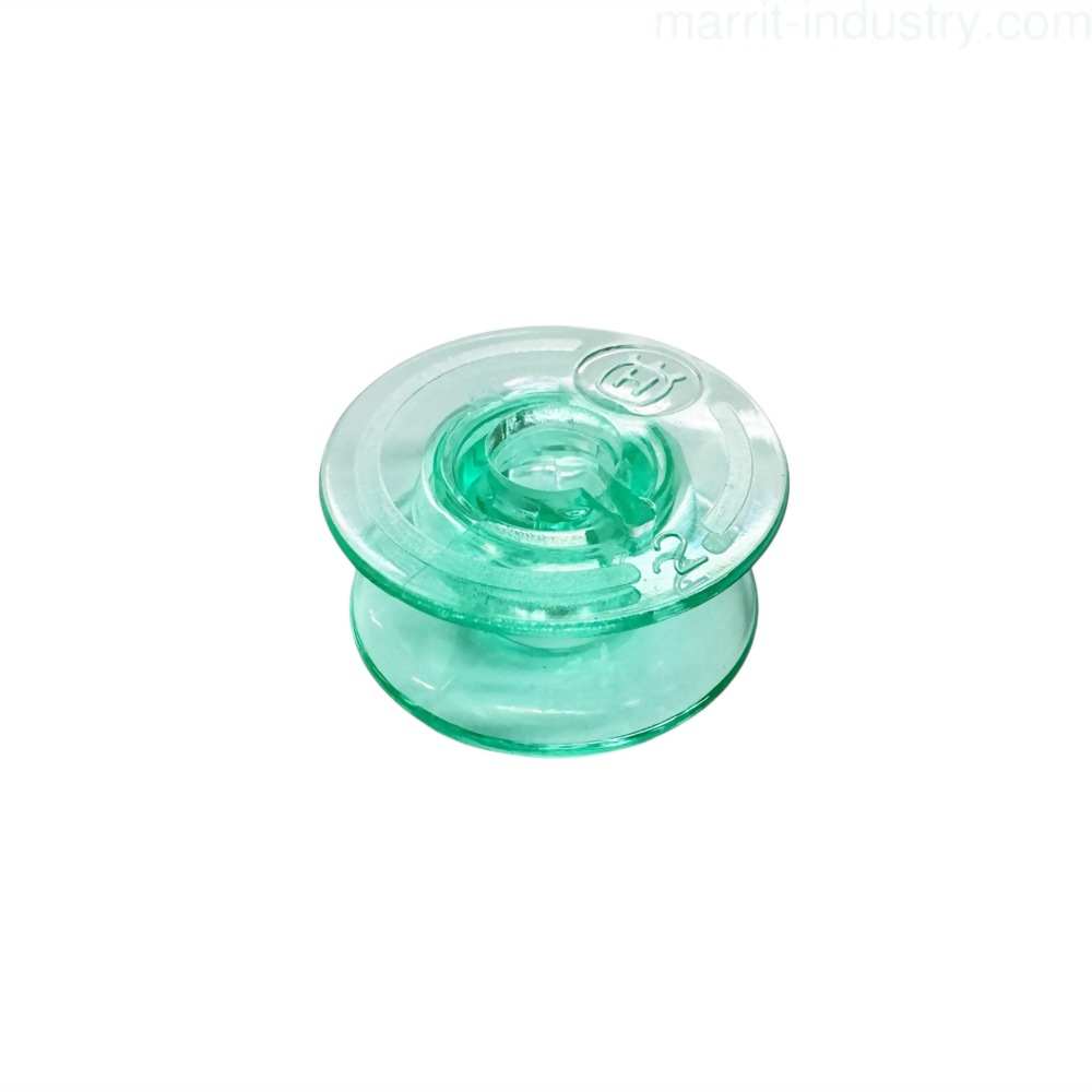 #4131825-45 MARRIT Green Plastic Bobbin Made Taiwan for Husqvarna Viking Sapphire 830 850 870 Sewing Machines
