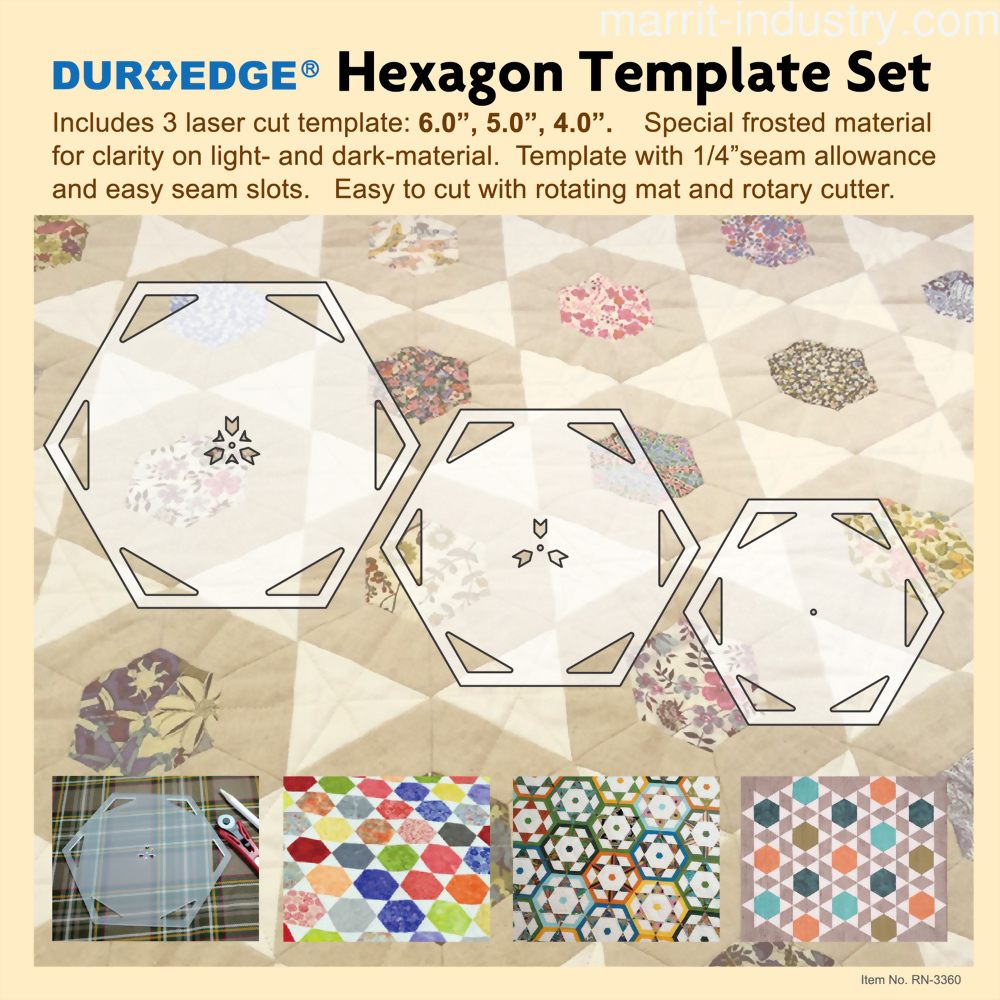 Hexagon Template Set - #MA-RN-3360