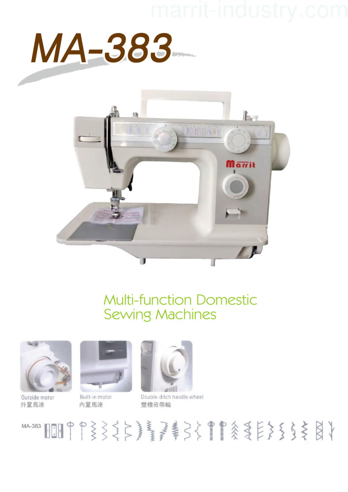 Multi-function Domestic Sewing machine, MA-383