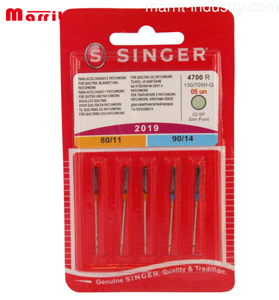2019 80/11 90/14  SINGER 2019 DOMESTIC SEWING MACHINE NEEDLES FOR QUILTING