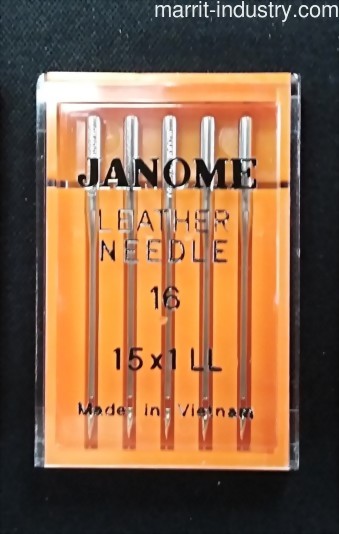 990616000A 10 Pcs LEATHER NEEDLE NEEDLE NO.16 15x1 LL FOR JANOME BRAND