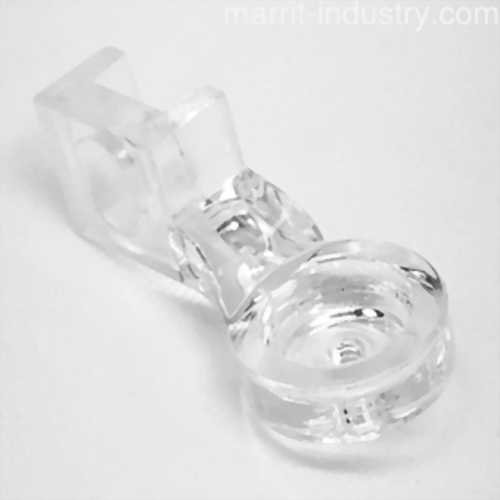 Couching foot, clear plastic 1.5mm, MA-CCH-P-LS