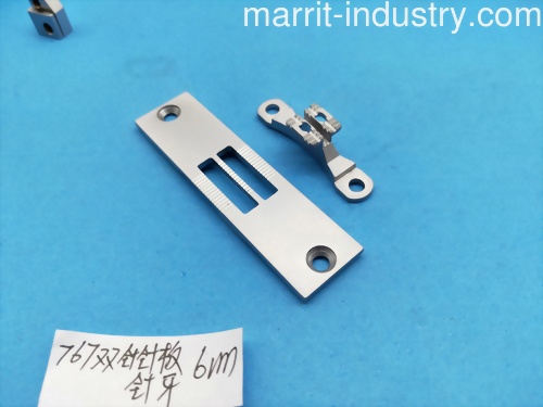767Double Needle Plate+Feed dog 6mm