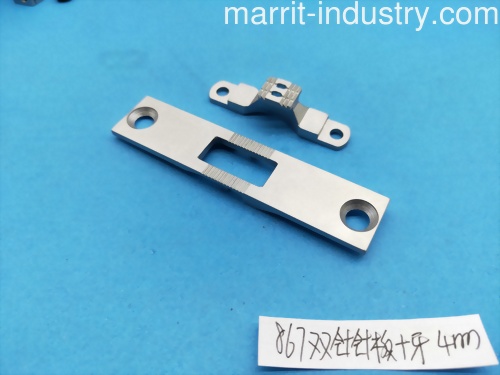 867Double Needle Plate+Feed dog 4mm