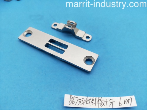 867Double Needle Plate+Feed dog 6mm