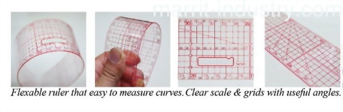 Patchwork rulers, MA-34205, MA-34305, MA-34505, MA-34605