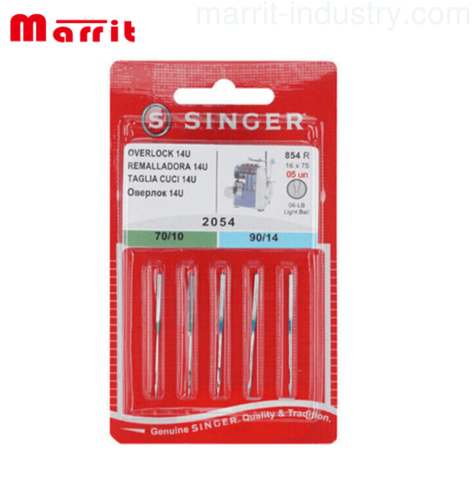 Singer Sewing Machine Leather Needles 15x1 2032 Assorted Size 90/14 100/16  5 Pack