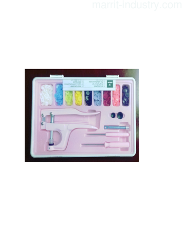 Snap Fastener Pliers Kit, A200-2038-Pink Color