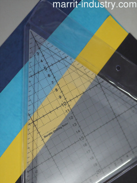 6-Piece Quilting Ruler Set – Square & Triangle Templates For Sewing & Crafting