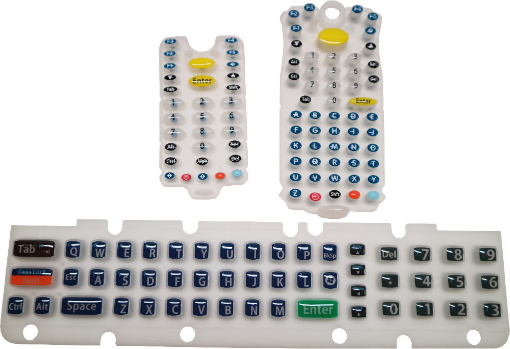 Silicon Rubber Keypad / Plastic with Rubber keypad 6