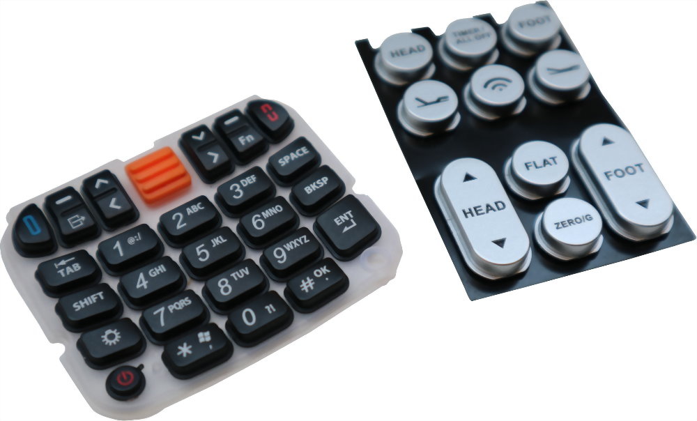 Silicon Rubber Keypad / Plastic with Rubber keypad 4