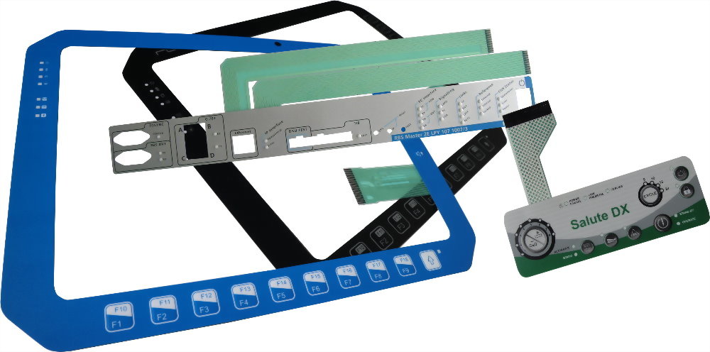 Membrane Switch with SMT components