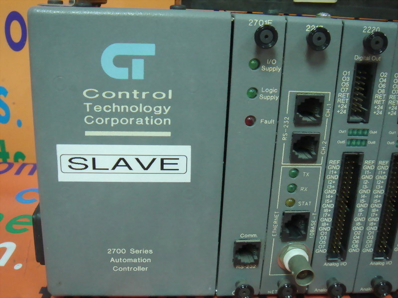 CONTROL TECHNOLOGY CORPORATION 2700 SERIES AUTOMATION CONTROLLER