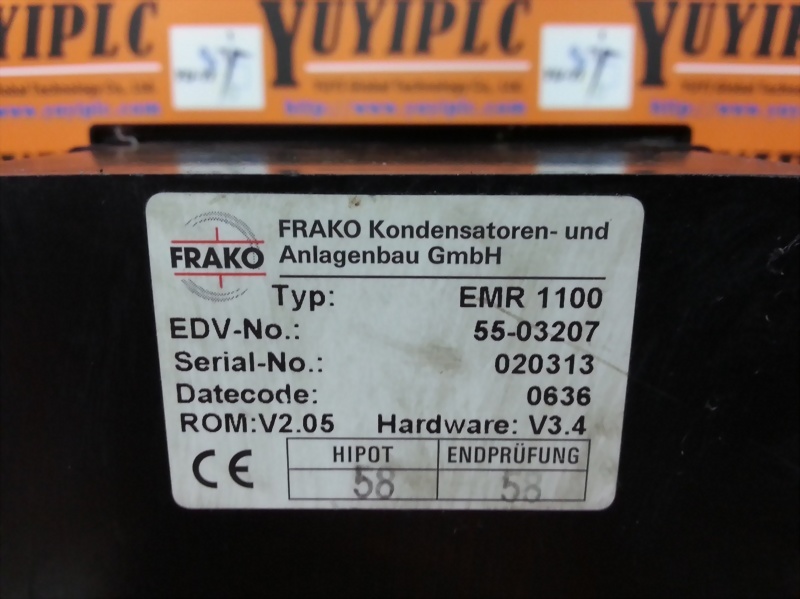 FRAKO EMR 1100 REACTIVE POWER CONTROL RELAY