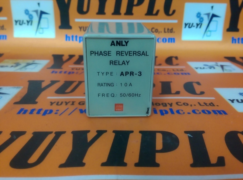 ANLY APR3 PHASE REVERSAL RELAY
