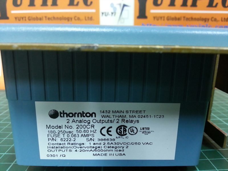 THORNTON 200CR CONDUCTIVITY RESISTIVITY METER