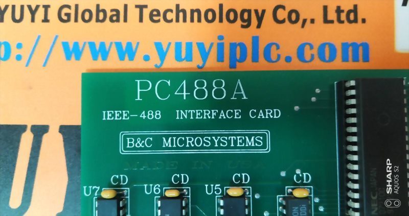 B&C MICROSYSTEMS PC488A IEEE-488 INTERFACE CARD