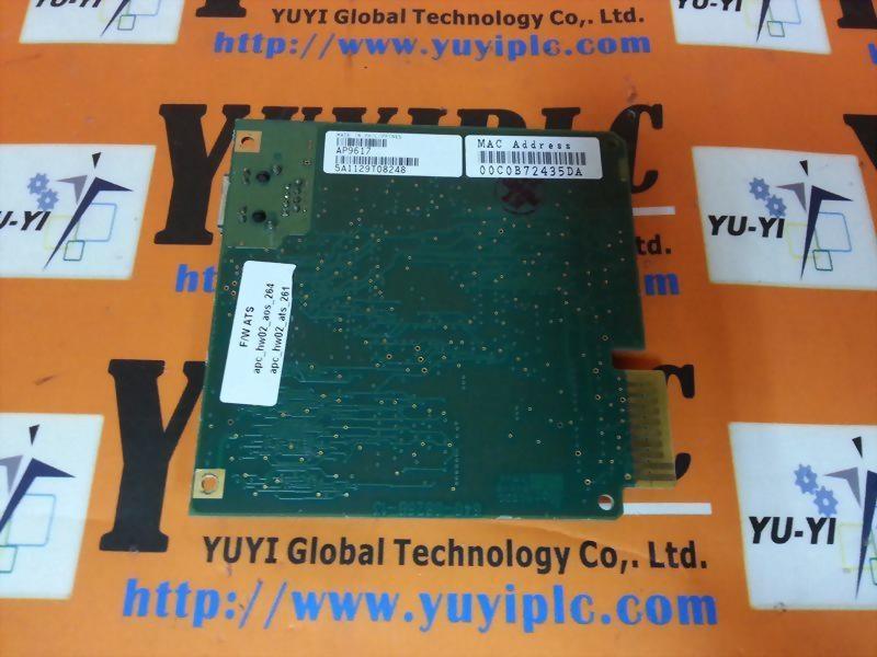 APC AP9617 6400826B13 NETWORK MANAGEMENT CARD