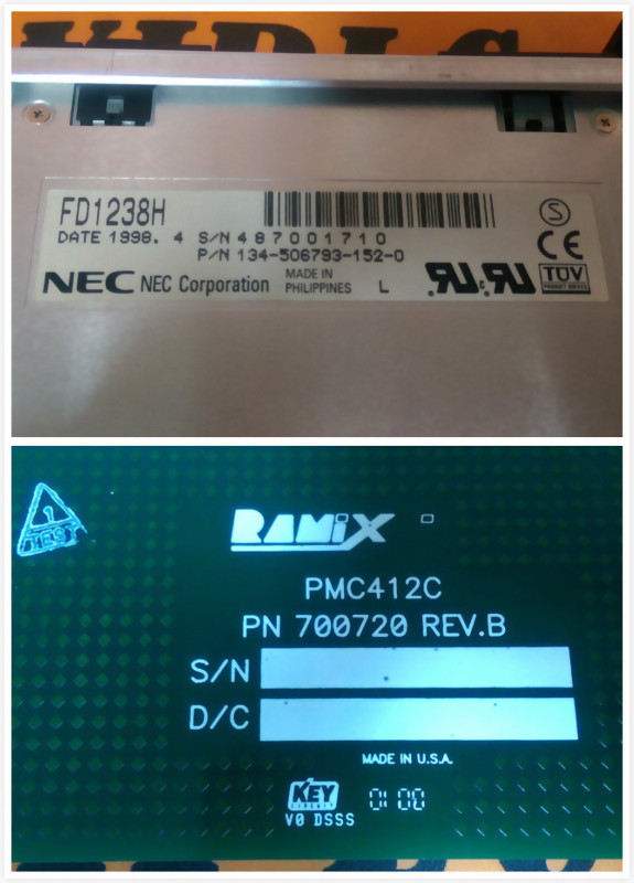 USED TESTED CLEANED NEC FD1238H FD1238H
