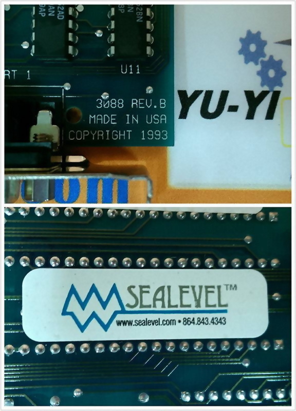 SEALEVEL 3088 REV.B ISA I/O ADAPTER CARD