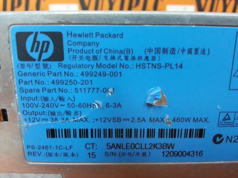 HP HSTNS-PL14 POWER SUPPLY