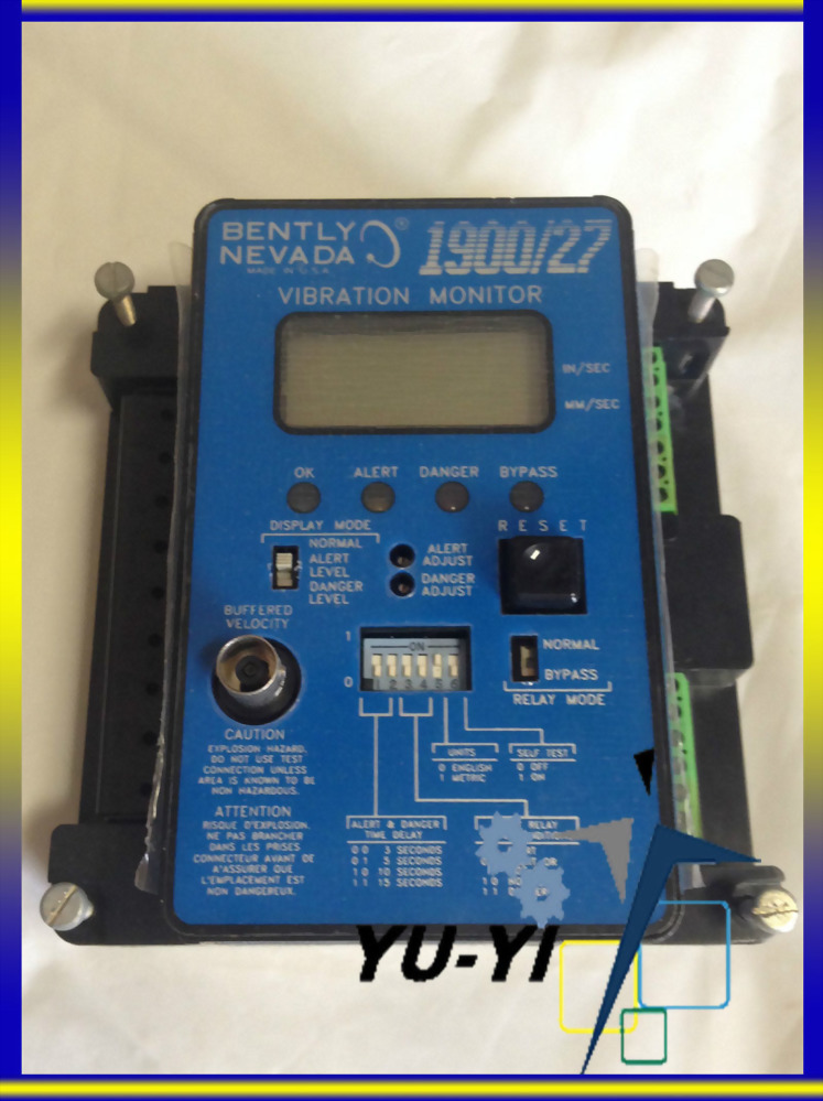 BENTLY NEVADA VIBRATION MONITOR 1900 270200