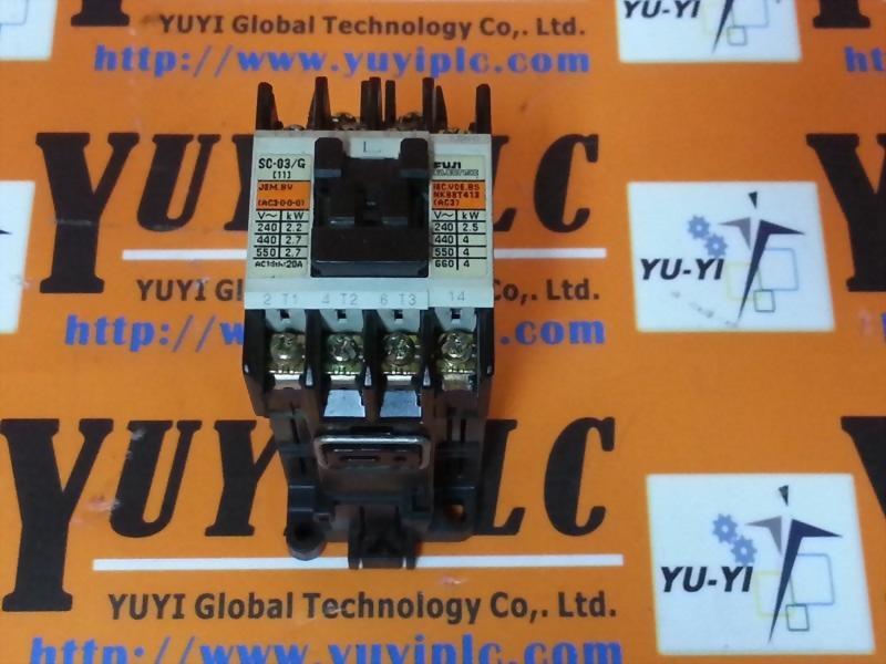 Fuji Sc 03 G Contactor 24vdc Coil 3 Pole