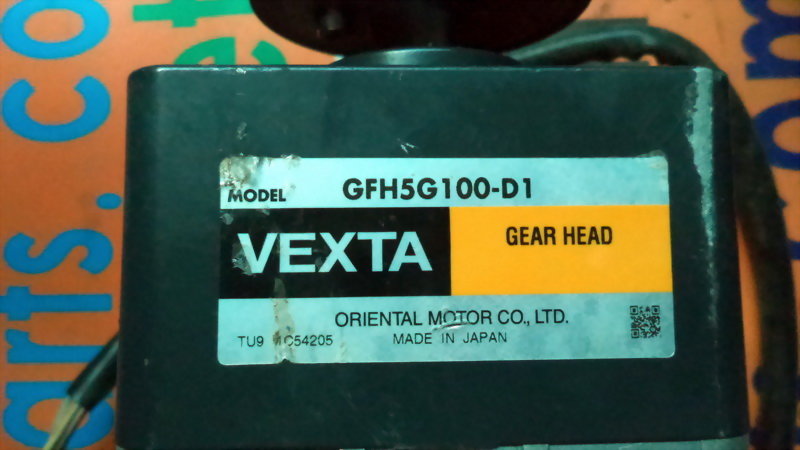 Oriental Vexta Motor GFH5G100-D1 Gear Head W/ AXHM5100K-GFHK2 DC Motor