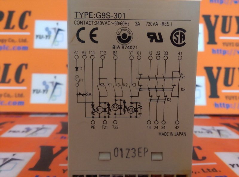 Omron G9s 301 Safety Relay Unit