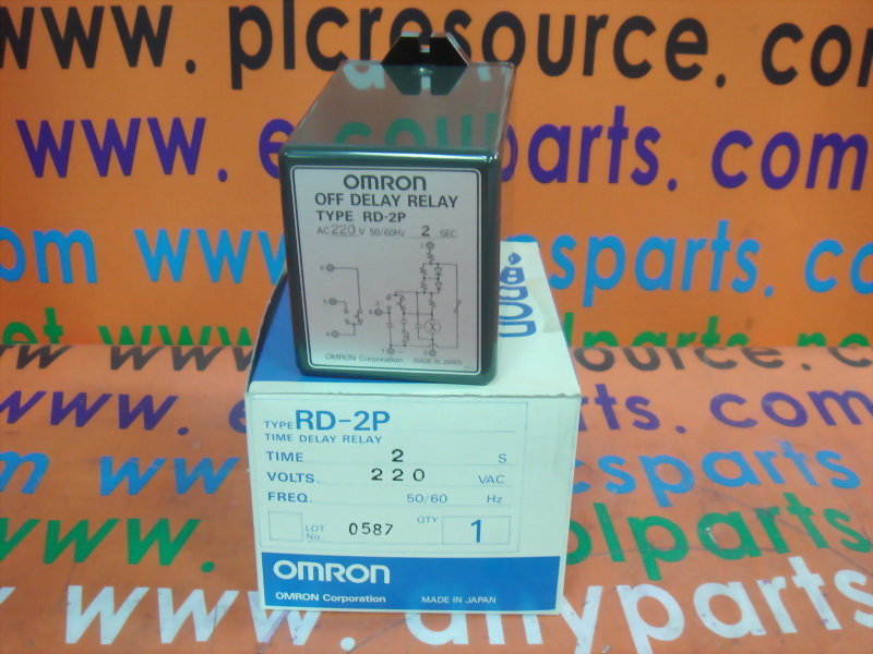OMRON TIME DELAY RELAY RD2P TIME 2S 220V